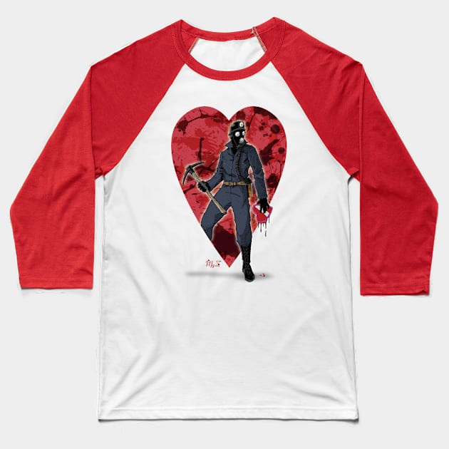 The Valentine Warden Baseball T-Shirt by ArtbyMyz